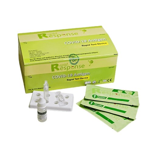 Dispositif de test rapide d'antigène COVID-19, test nasal/nasopharyngé, BTNX (trousse de 25) - MedSecare