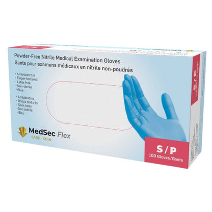 Flex - Gants d'examen médical en nitrile 4 mil (caisse de 1000) - MedSecare