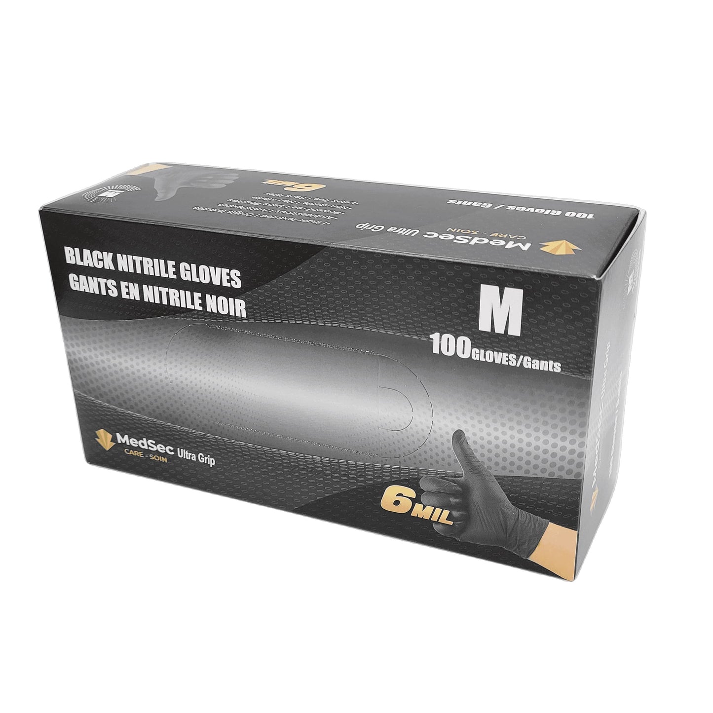 Ultra Grip - Gants en nitrile 6 mil (caisse de 1000) - MedSecare